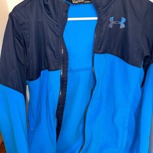 Boys large Underarmour fleece jacket, worn and loved but in wonderful condition.